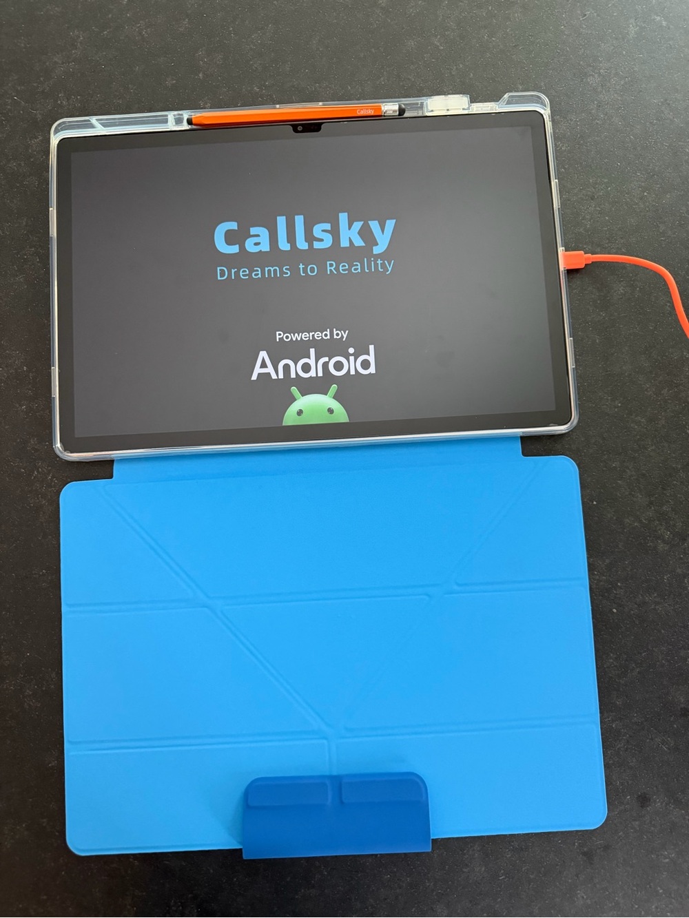 Callsky Ctab 14” 14” Android Tablet LTE/Wi-Fi w/ Charger & Case